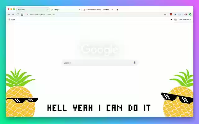 Just Pineapple It [up to 2880×1800]  from Chrome web store to be run with OffiDocs Chromium online